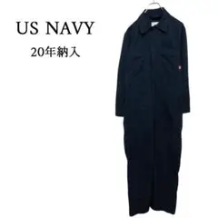 ☆US NAVY☆ 20年納入 ユーティリティ カバーオール ツナギ C4918
