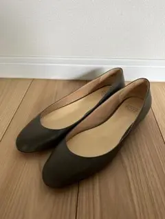 【試着のみ美品】FRANCESCO RUSSO フラットシューズ レザーラウンドトゥ フラットシューズ｜Francesco Russo