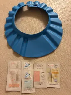 【未使用】青いシャンプーハット4段階 調整可能