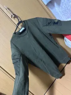 STONE ISLAND オリーブグリーン トレーナー S