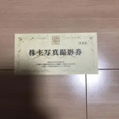 スタジオアリス株主優待1枚