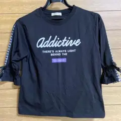 Mc Sister 七分袖 Tシャツ 黒150