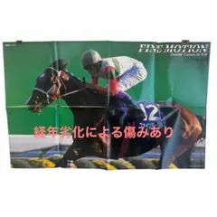 ファインモーション　特大ポスター【当時品】競馬　サラブレ79cm×50cm