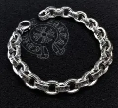 新品　約18cm　ペーパーチェーンブレスレット　silver925