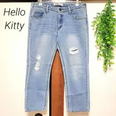 Hello Kitty ハローキティ キティちゃん デニム ジーパン 刺繍
