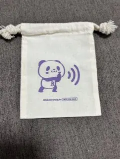 楽天 お買いものパンダ　巾着　パープル　紫