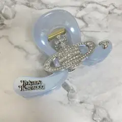 ヴィヴィアン ヘアクリップ 髪留め ブルー