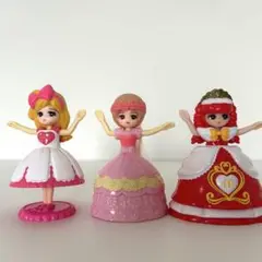 リカちゃん 3体 プラスチック ハッピーセット