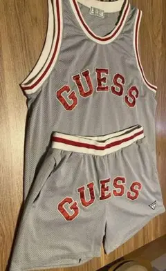 値下げ 美品☆ GUESS PREMIUM LOGO MESH TANK