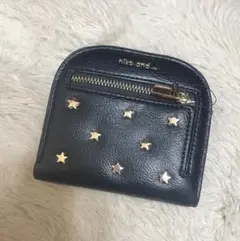 niko and… ニコアンド　スタッズ付き二つ折り財布