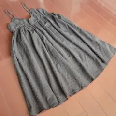PEACH JOHN ピーチジョン キャミワンピース エンブロイダリー 綿 夏