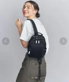 ほぼ新品 NOMADIS DAY PETIT メッシュ リュック ブラック