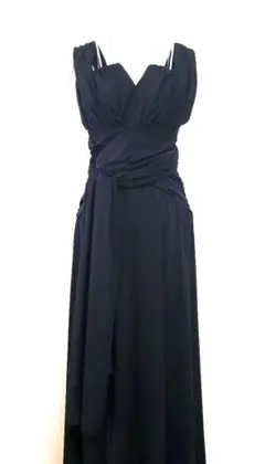 美品　タダシショージ　ショール風　ロングドレス　ワンピース　アレンジ