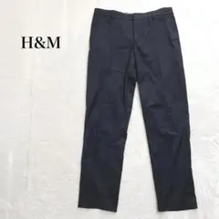H&M ストレートスラックスパンツ テーパード フォーマル シンプル 洗える