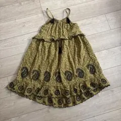 next ノースリーブワンピース 刺繍