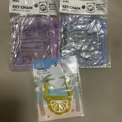 お菓子パッケージキーホルダー　フルーツバッグ