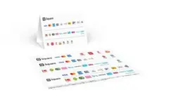 Square カード決済表示 名刺サイズ 5セット