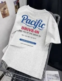 【新品未使用】Pacific DRIVE-IN グレー Tシャツ