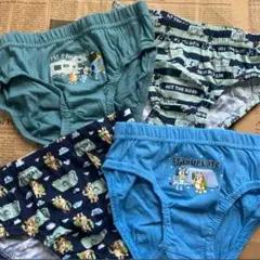 サイズ4/6☆ブルーイ男の子用パンツ4枚セット☆Blueyブリーフ☆ビンゴ