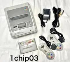 任天堂 スーパーファミコン 1CHIP-03 本体セット　SFC ソフト付き