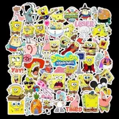 スポンジボブ　ステッカー　50枚セット シール Sticker 防水 匿名発送