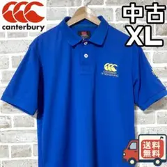【24時間以内/匿名配送】中古 カンタベリー メンズ 半袖ポロシャツ XLサイズ