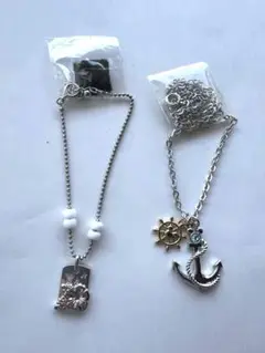 新品未使用 東京ディズニーリゾート ミッキー ネックレス アンクレットセット