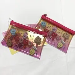 セリア チェゴシム ビニールポーチ 2つセット
