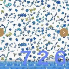 726リバティ・タナ・ローン・イングブリッズガーデン　-ブルー　50センチから