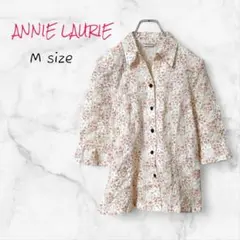 ANNIE LAURIE FEMME ブラウス 花柄 M コットン 送料無料