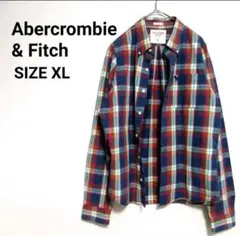 Abercrombie & Fitch チェック柄シャツ XL