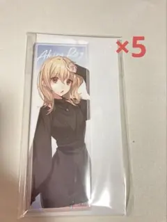 にじさんじ　明楽レイ　アーカイブス　ロング缶バッジ　5個セット