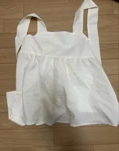 白 ビスチェ