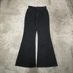 00s unknown black flare pants opium v系
