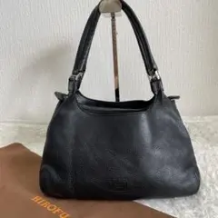 ヒロフ Hロゴ ハンドバッグ トートバッグ ワンショルダーバッグ シボ革