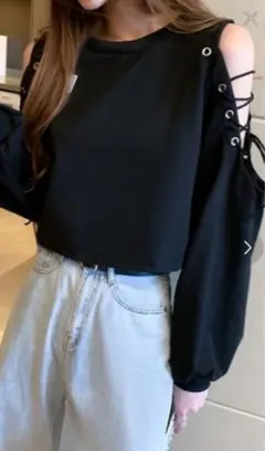 GLAMOROUS JANE グラマラスジェーン 長袖カットソー 肩あき 肩開き