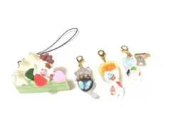スイーツ✨️ぐで猫❤じゃれ猫❤チャームセット　レジン