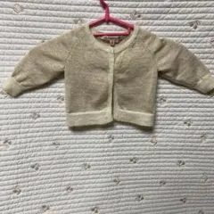 ボンポワン　カーディガン　6m〜12m