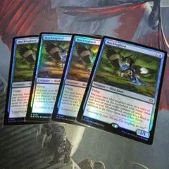 未使用保管　mtg　マネドリ　BLB　foil4枚セット