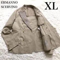 大きいサイズ　イタリア製　エルマンノシェルビーノ テーラードジャケット　XL