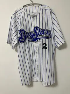 復刻☆横浜DeNAベイスターズユニフォーム　サイズ　Ｌ 豪華刺繍 牧 秀悟　2番