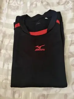 Mizuno 長袖トップス ブラック/レッド