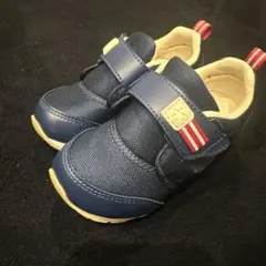 MOONSTAR キッズ スニーカー 子供靴 美品 ネイビー 匿名配送