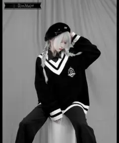 りり様専用 DimMoire 学園セーター Black