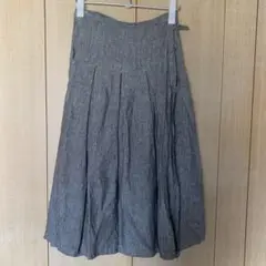 a koloni リネンラップスカート