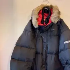 GANT USA SPORT ダウンジャケット　フード取り外し可　ブラック