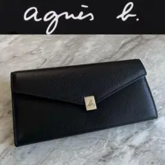 【箱付き極美品】アニエスベー　miyuki ウォレット　三つ折り財布　レザー agnes b アニエスベー miyuki ウォレット 三つ折り財布 レザー