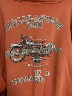 Harley-Davidson バイクデザイン パーカー