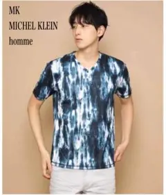 MK MICHEL KLEIN homme カットソー/ソウガラタイダイ
