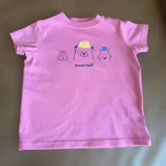 最終値下げ　モンベル　Tシャツ　80cm ピンク